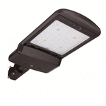 LED Shoebox Area Light with 3 color temperature settings and swappable optics for outdoor lighting 300 250 200W