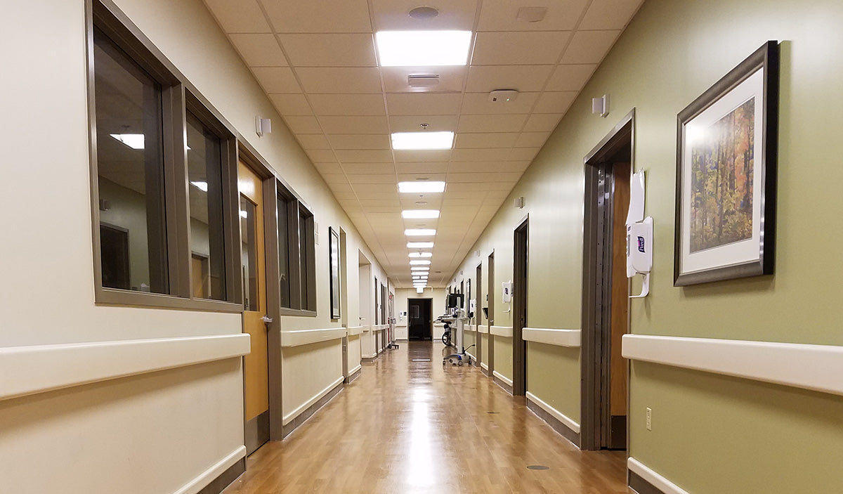 Philadelphia medical center LED retrofit installation in healthcare facility
