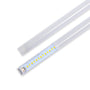 Frosted lens covers for 2x4 color and wattage selectable retrofit kits with LED strip partially visible