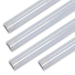 Set of four frosted lens covers for 4x4 Color and Wattage Selectable Retrofit Kits providing smooth diffuse lighting.