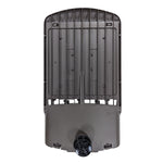 Top view of LED Shoebox Area Light with swappable optics and adjustable wattage options shown