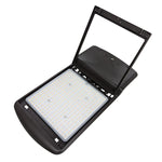 LED Shoebox Area Light 3 CCT with swappable optics showing internal LED panel and open casing