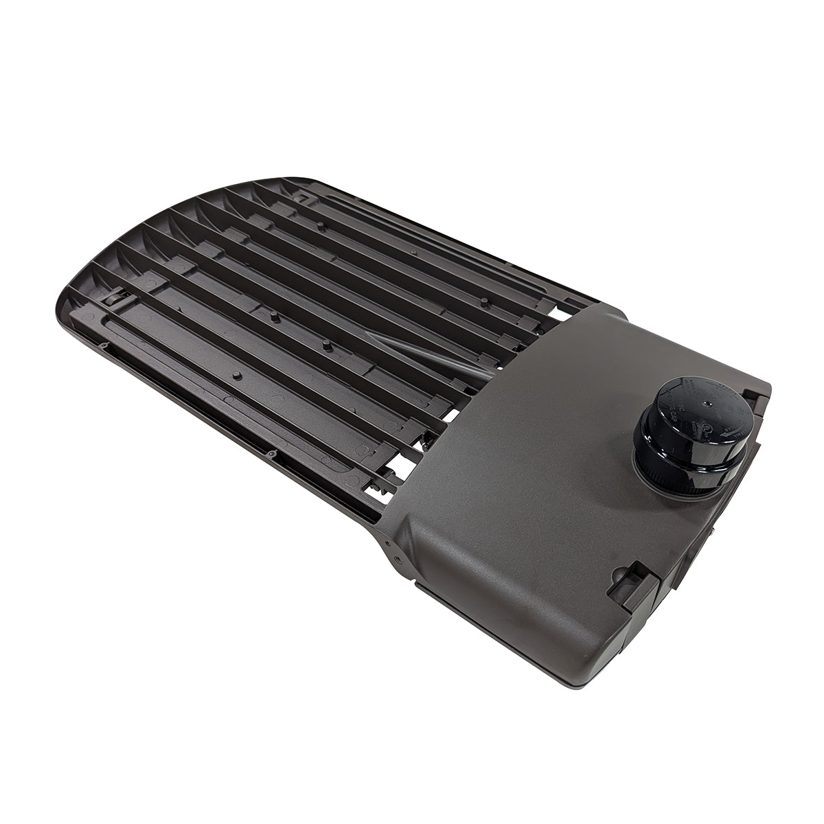 LED Shoebox Area Light 3 CCT with swappable optics and adjustable wattage for outdoor area lighting