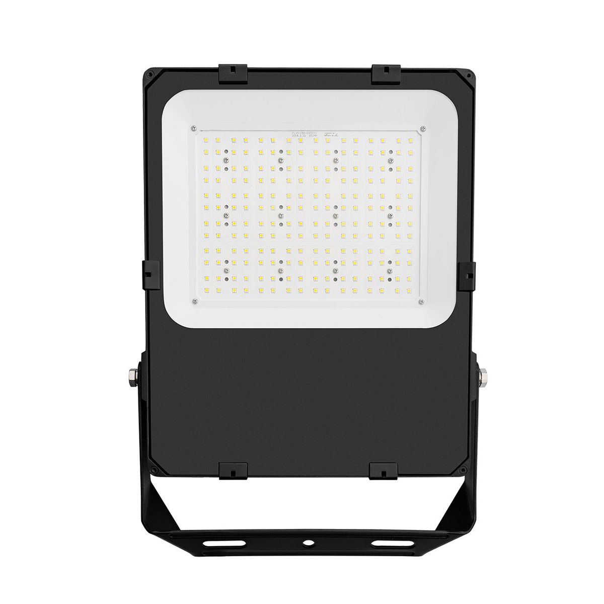 LUX LED Flood Light with black frame and multiple LED bulbs for bright, energy-efficient commercial lighting solutions