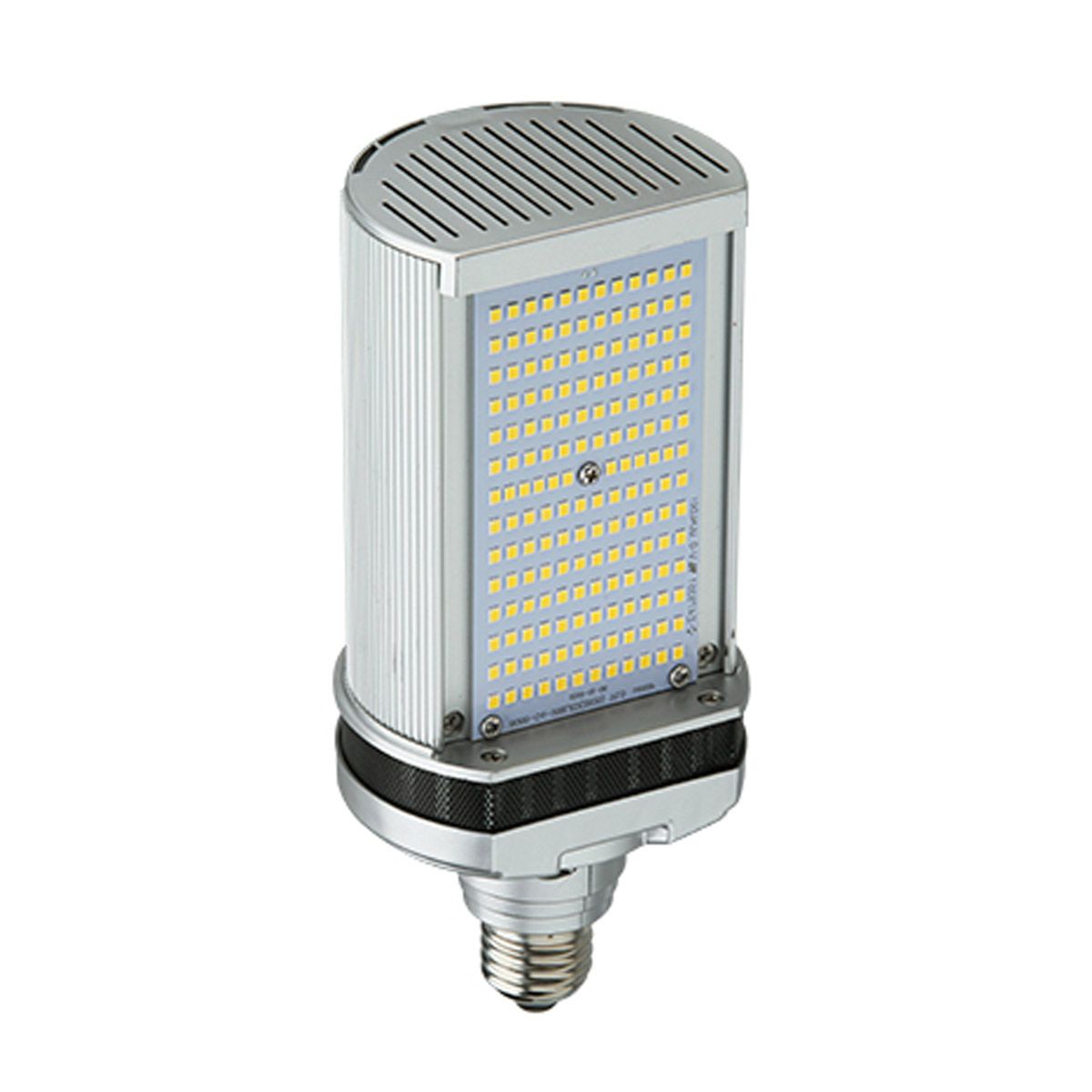 LED Shoebox & Wall Pack Retrofit 3 CCT 50W with unidirectional light, rotatable base, built-in fan, and long lifespan