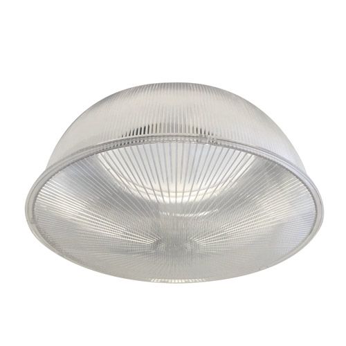 Clear acrylic reflector and cover designed for LED high bays, fits most HD120HB models for enhanced light distribution