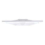 2x4 LED Troffer Retrofit with 3 CCT modes and adjustable wattage for easy installation and efficient lighting