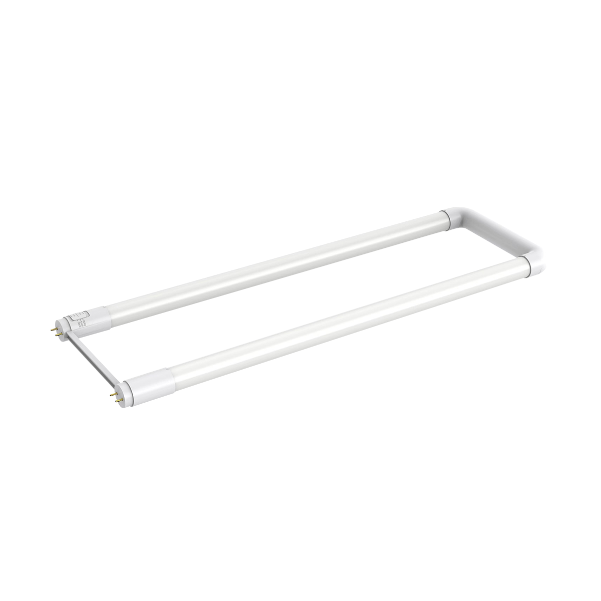 2ft U-Bend LED Tube 15W with 5 CCT selectable, hybrid Type A+B design for versatile commercial lighting solutions