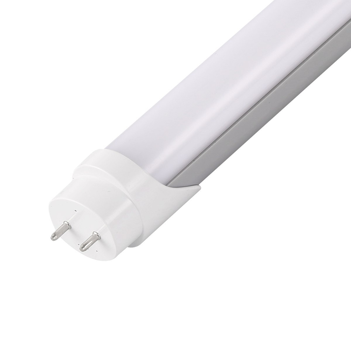 2ft LED Tube with 5 CCT selectable, 8W/10W/12W wattage options, aluminum and shatter-resistant design Type B bulb replacement