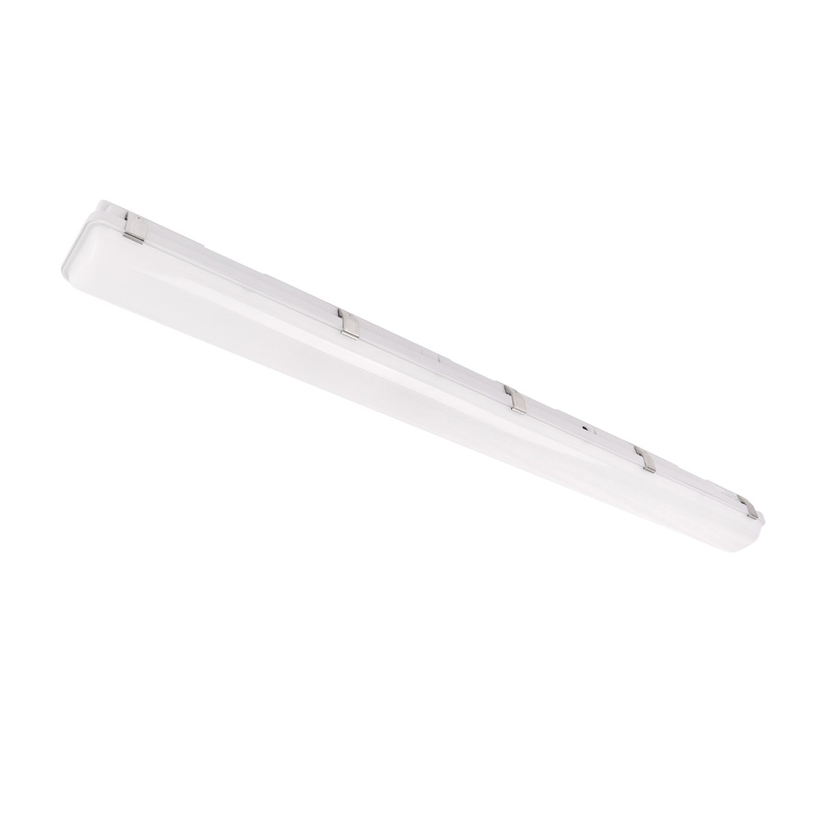 4ft LED Vapor Tight light fixture with adjustable wattage and color temperature, designed for harsh environments
