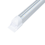 5ft Cooler Freezer LED Tube 25W with clear cover and white mounting bracket for efficient refrigerated display lighting