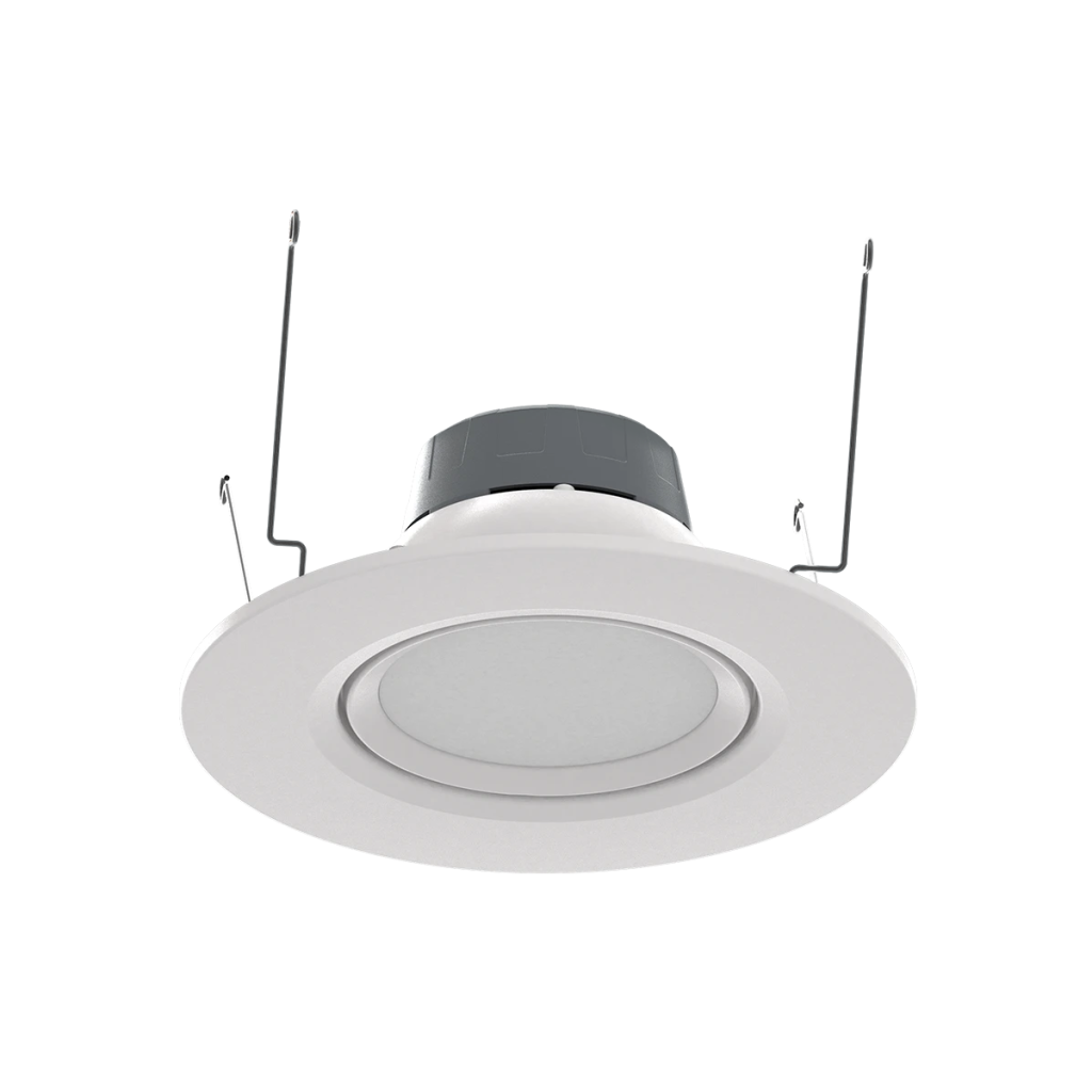 10W Selectable RAB LED Retrofit for 5" & 6" Recessed Downlights, Angle-Adjustable