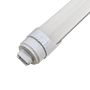Close-up of an 8ft LED Tube 40W 7,200 lm with ballast bypass and R17D endcap for efficient lighting upgrades.