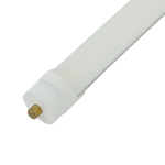 Close-up of 8ft LED Tube 3 CCT Selectable 40W Type B showing single-pin end for retrofit lighting fixtures