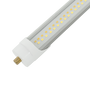 Close-up of an 8ft LED Tube 3 CCT Selectable 40W Type B showing LED chips and pin base details.