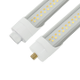 Close-up of the 8ft LED Tube 3 CCT Selectable 40W Type B showing LED chips and dual end connectors.