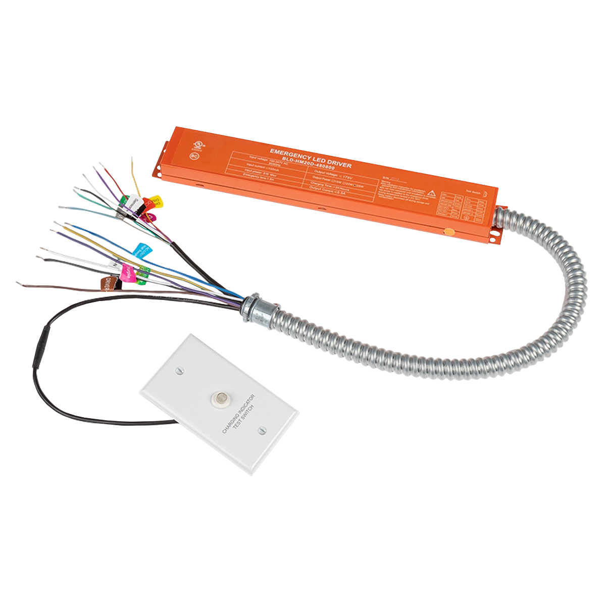 8W Emergency LED Driver for LED Lights Up to 60W