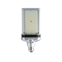 LED Shoebox Wall Pack Retrofit 3 CCT 50W with E26 base and flat panel unidirectional light design