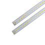 LED High Lumen Magnetic Retrofit Kit for 2x4 Troffer showing two 4ft LED light strips with connectors