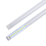 LED High Lumen Magnetic Retrofit Kit for 2x4 Troffer with removable frosted lens and visible LED strip components