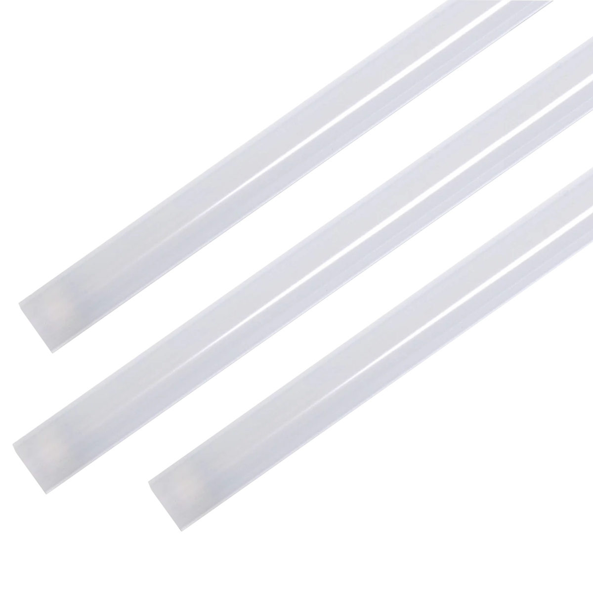 Three frosted screw-in lenses for LED Magnetic Retrofit Kit for 2x2 Parabolic Troffer lighting upgrade