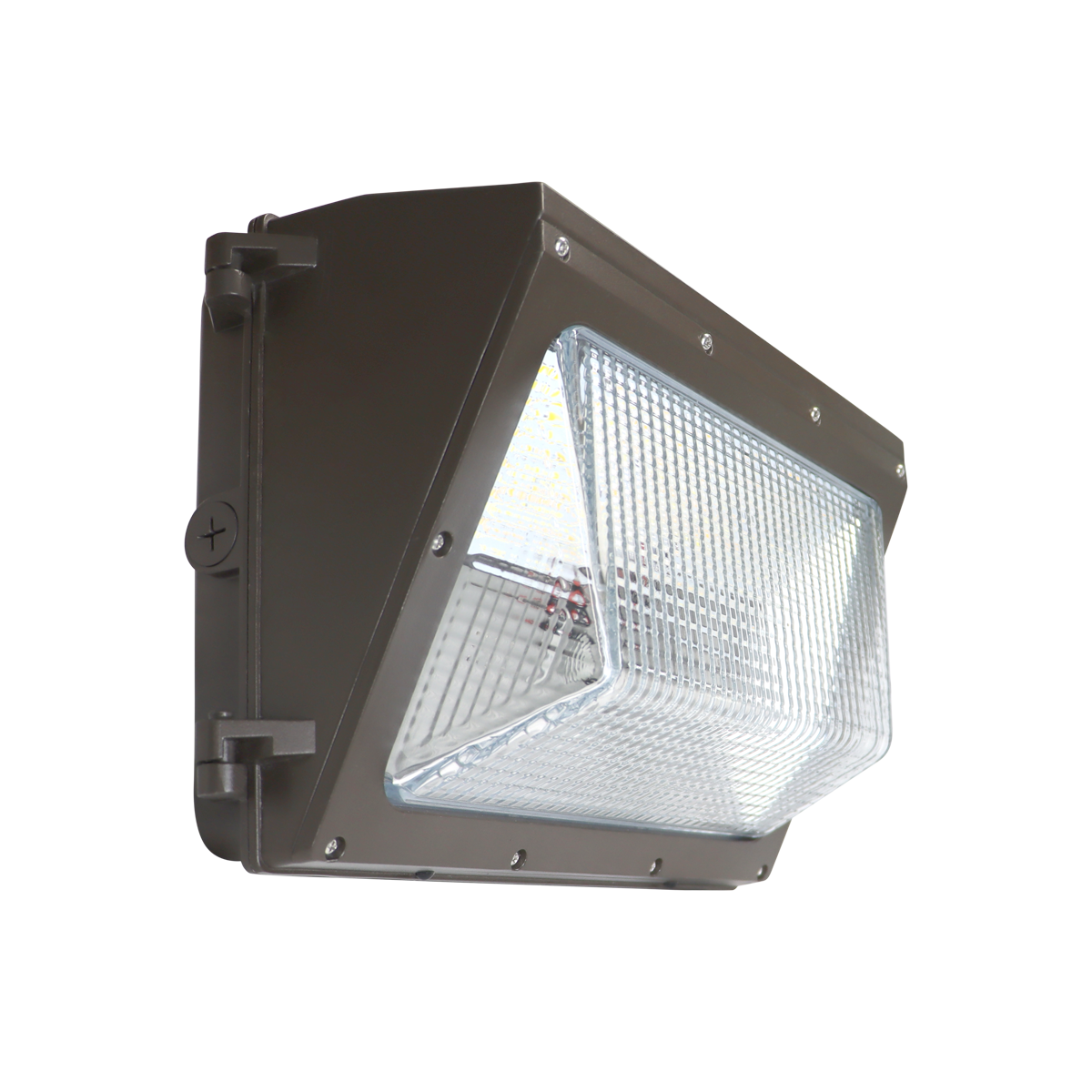 Semi Cutoff LED Wall Pack w Photocell with 3 CCT settings and durable weather resistant design for outdoor lighting
