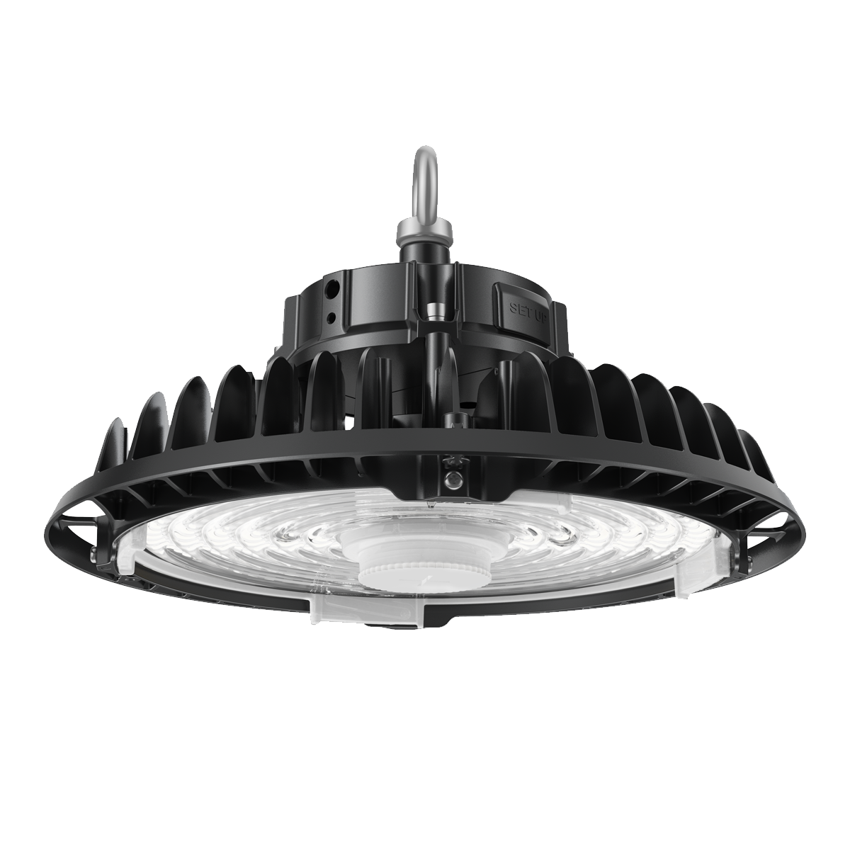 UFO LED High Bay 2 CCT with adjustable beam angles and wattage for versatile industrial and commercial lighting applications